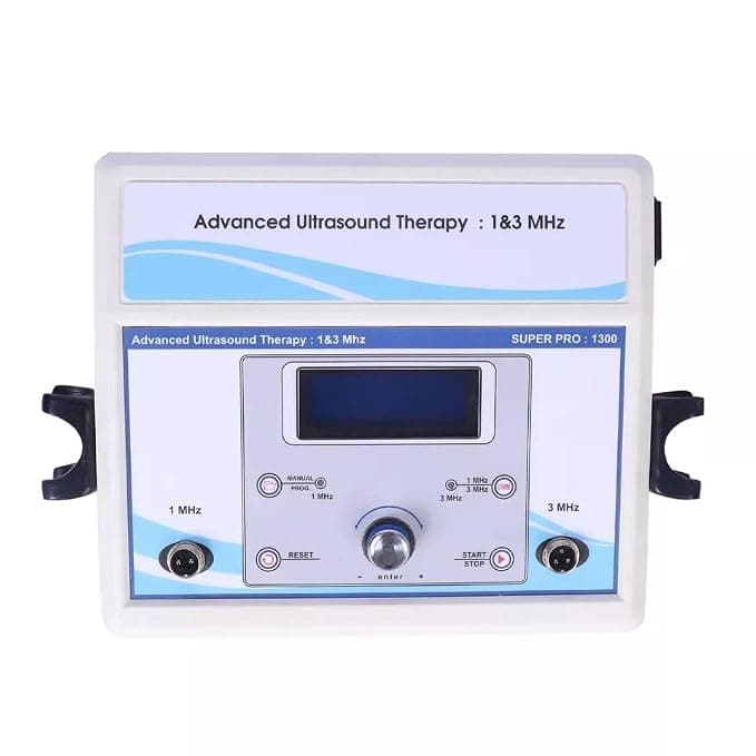 Advanced Dual Frequency 1 & 3 MHz Ultrasound Therapy Machine (SUPER PRO : 1300) for Physiotherapy in Nepal