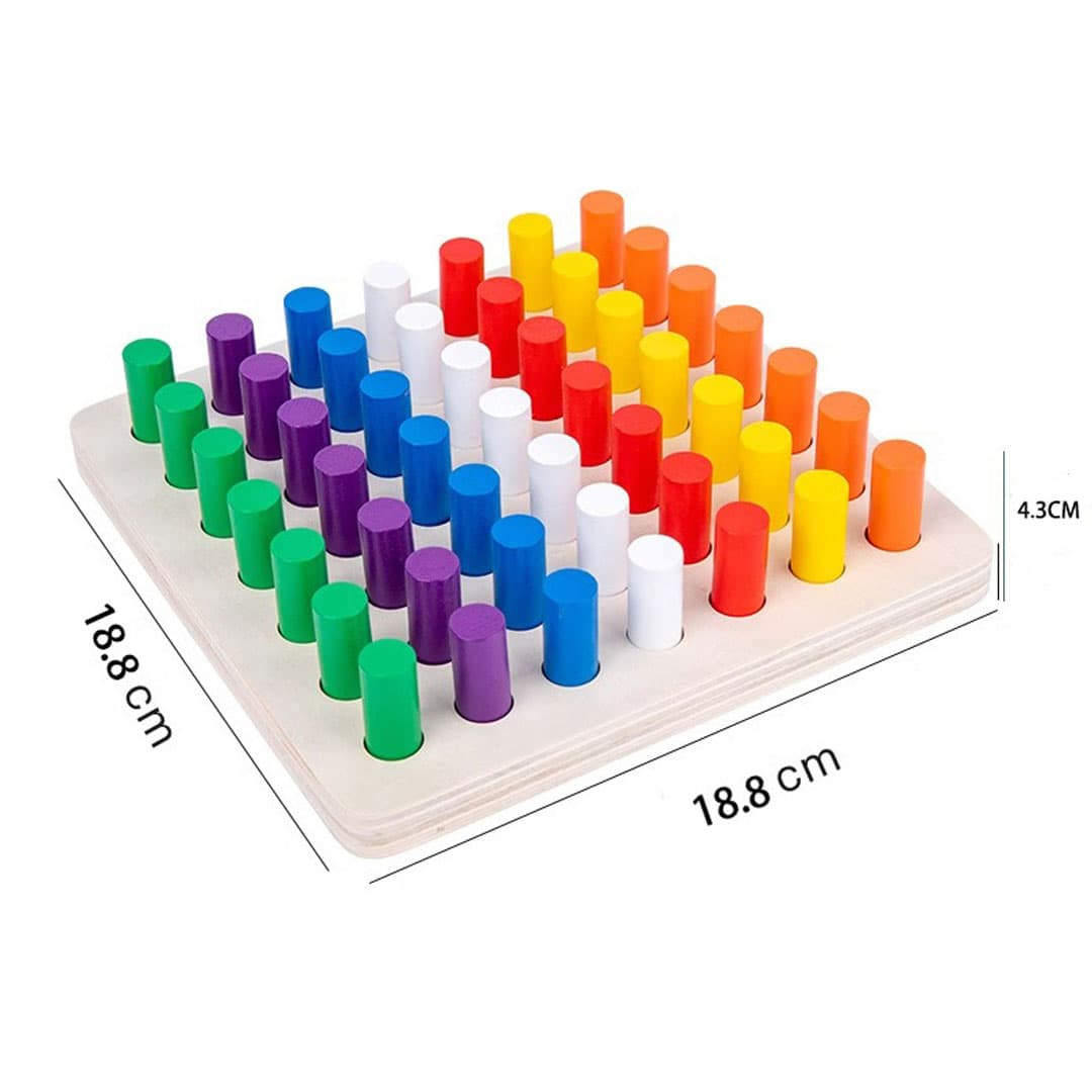 Wooden Peg Board