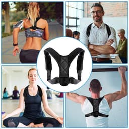 Adjustable Upper Back Posture Corrector & Clavicle Support Brace view 2