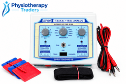 SPRO 3-in-1 TENS + Muscle Stimulator Machine (SPRO-TENS+MS-18) - Dual Channel Analog Therapy Unit view 1