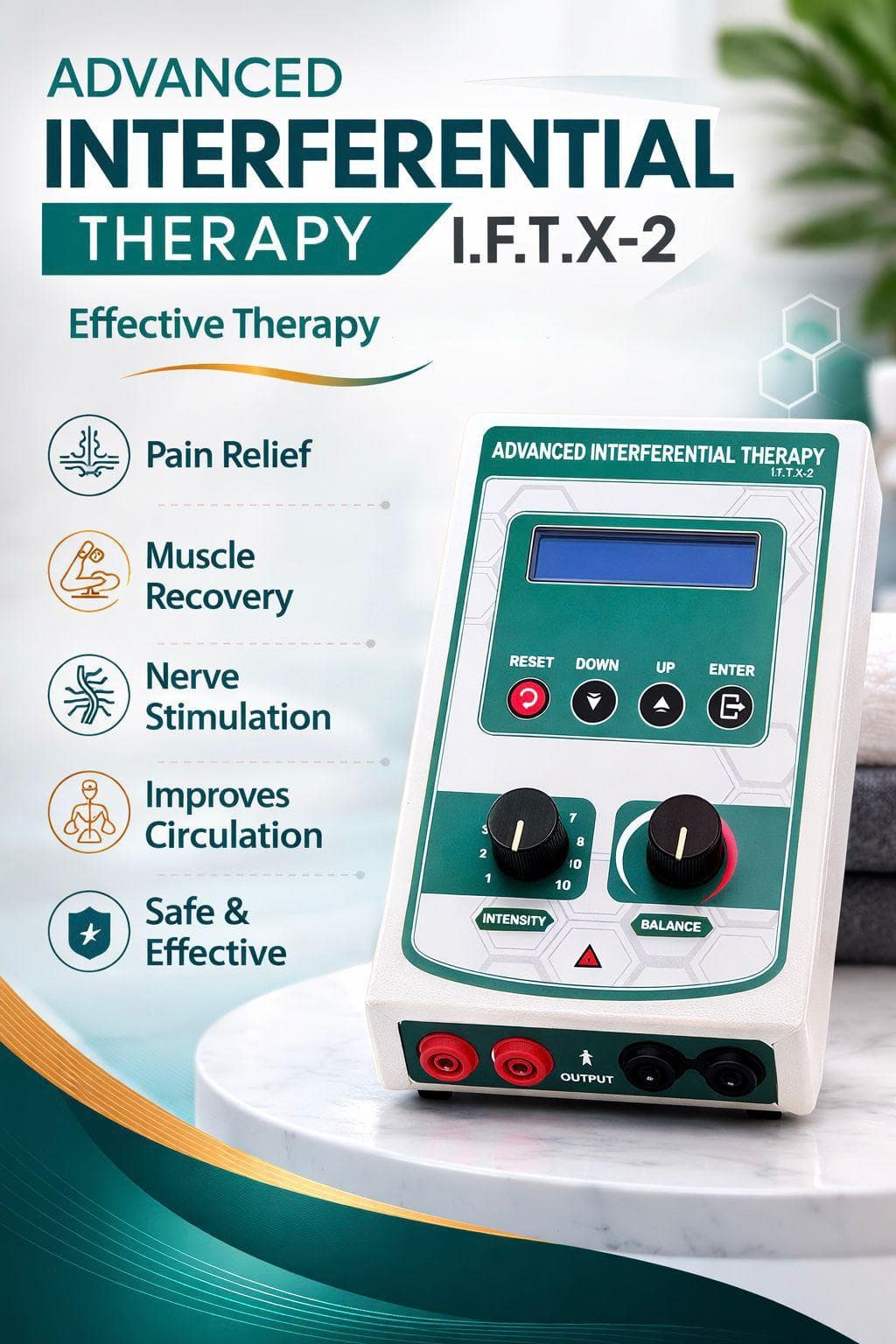 Advanced Interferential Therapy Machine (Model I.F.T.X-2)