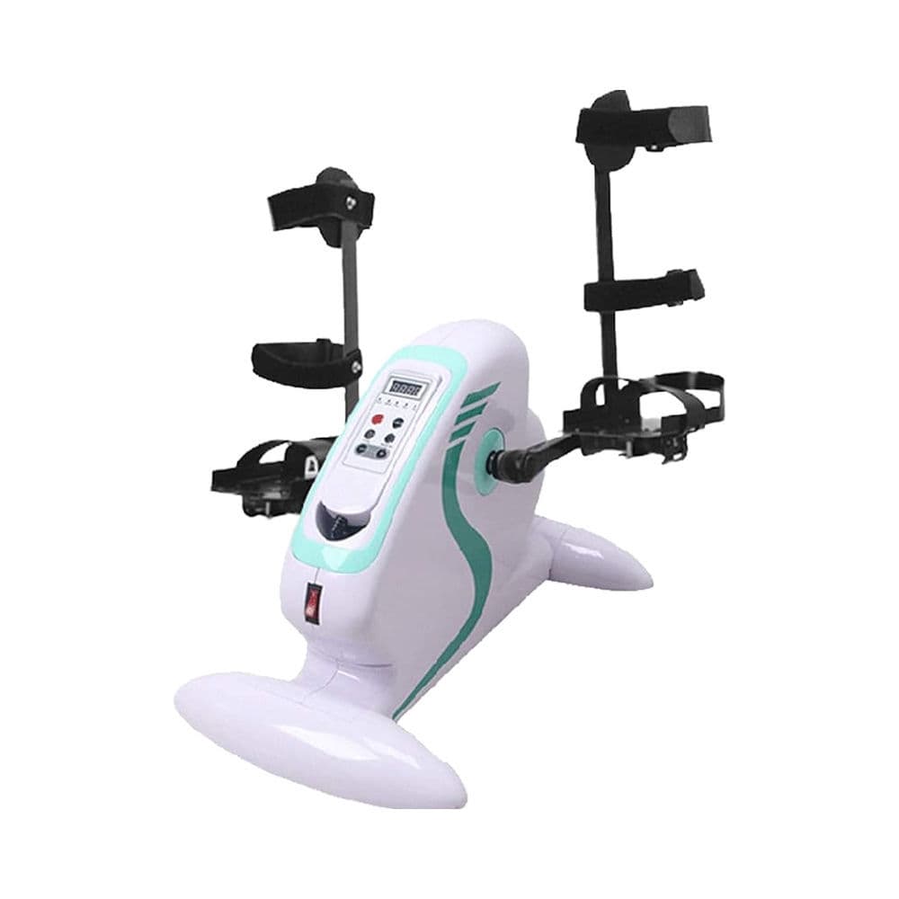 Motorized Electric Mini Pedal Exerciser with Leg & Calf Support Brackets