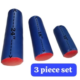 Pediatric Therapy Foam Bolster Roll Set (3-Piece Set) view 1