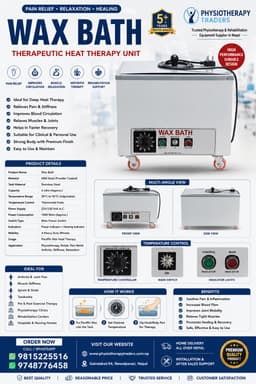 Paraffin wax bath machine view 2