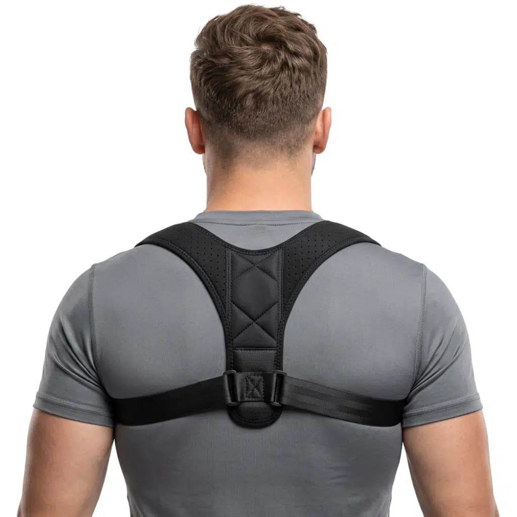 Adjustable Upper Back Posture Corrector & Clavicle Support Brace