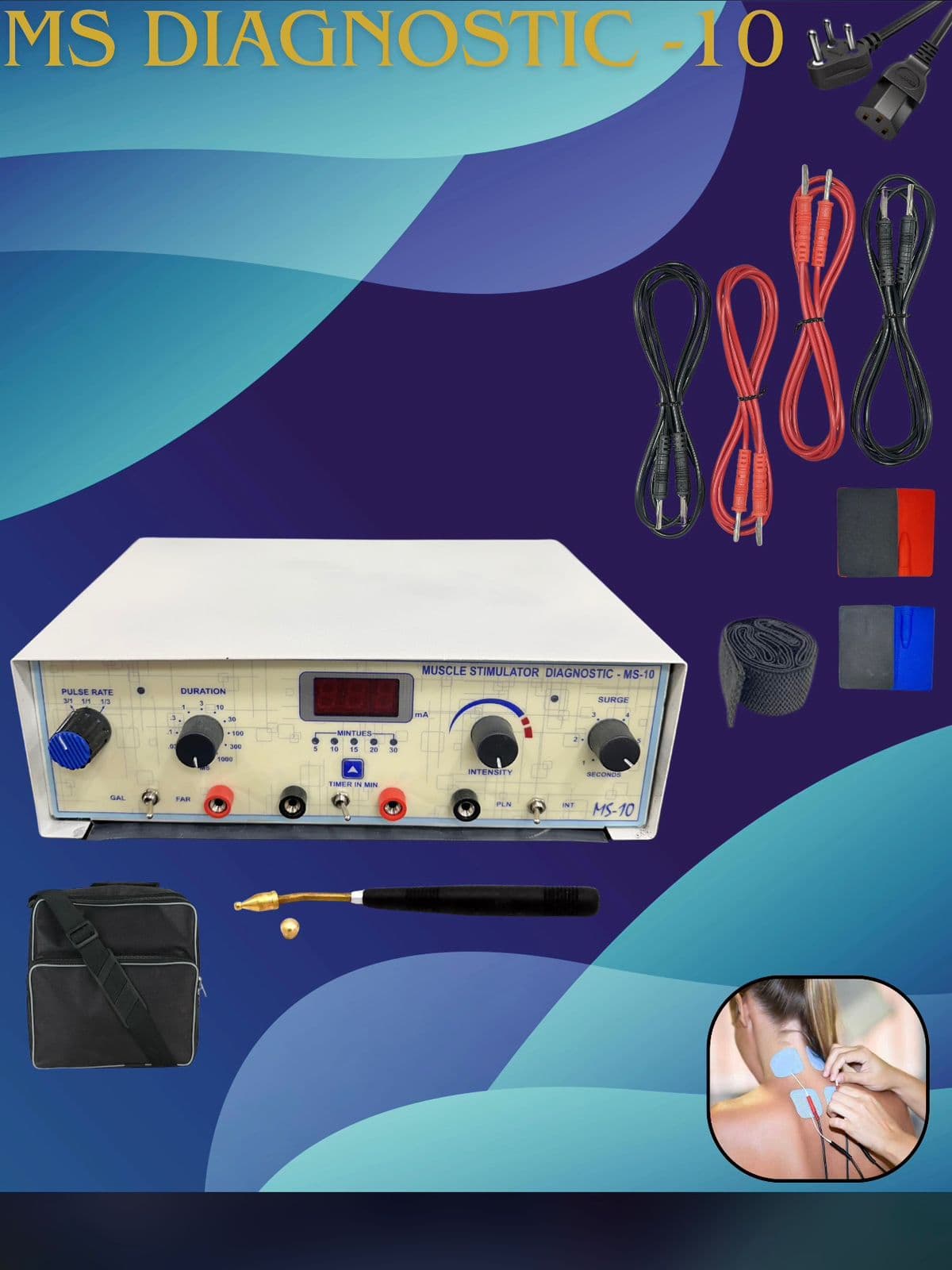 muscle stimulator (ms-10) 4 channel