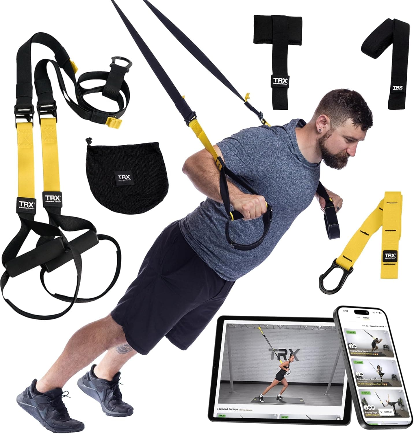 TRX PRO3 Suspension Trainer Kit / TRX Suspension Training System